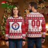 Personalized Texas Rangers Logo Custom Name And Number Ugly Christmas Sweater 1 personalized texas rangers logo custom name and number ugly christmas sweater
