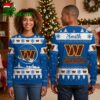 Personalized Washington Commanders Custom Name Snowflake Logo Ugly Christmas Sweater 2 personalized washington commanders custom name snowflake logo ugly christmas sweater