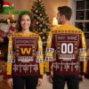 Personalized Washington Commanders Football Scoreboard Custom Name And Number Ugly Christmas Sweater 1 personalized washington commanders football scoreboard custom name and number ugly christm