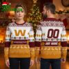 Personalized Washington Football Team Playing Field Custom Name And Number Ugly Christmas Sweater 1 personalized washington football team playing field custom name and number ugly christmas