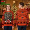 philadelphia flyers hockey helmet christmas tree ugly christmas sweater