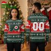 philadelphia flyers logo custom name and number ugly christmas sweater