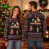 Pink Floyd Band Members Portraits Black Knit Sweater With Reindeer And Snowflake Pattern 2026 Knitted Ugly Christmas Sweater 1 pink floyd band members portraits black knit sweater with reindeer and snowflake pattern 2