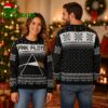 pink floyd black and white classic prism with christmas color beam gift for fan knitted ug
