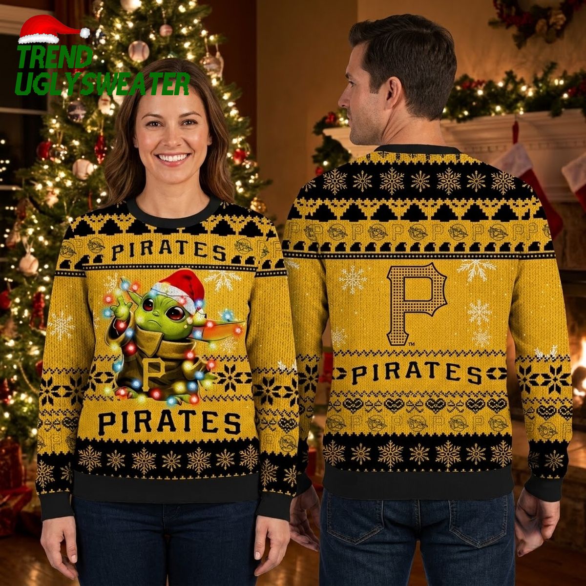 pirates baby yoda santa hat christmas lights ugly christmas sweater pirates baby yoda santa hat christmas lights ugly christmas sweater