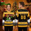 pirates grinch drink up custom name and number ugly christmas sweater