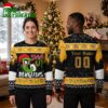 Pittsburgh Penguins Grinch Drink Up Custom Name And Number Ugly Christmas Sweater 2 pittsburgh penguins grinch drink up custom name and number ugly christmas sweater