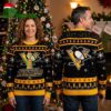 pittsburgh penguins grinch holding hockey stick ugly christmas sweater