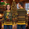 Pittsburgh Penguins Groot Hugging Christmas Wreath Ugly Christmas Sweater 2 pittsburgh penguins groot hugging christmas wreath ugly christmas sweater
