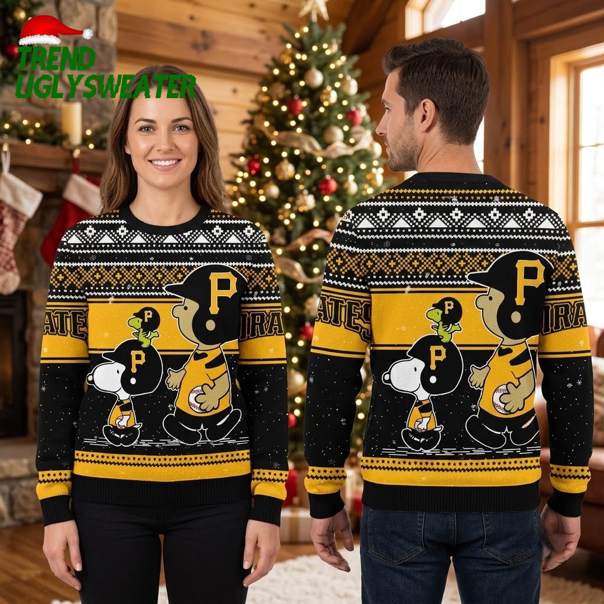 pittsburgh pirates cartoon characters and logo ugly christmas sweater pittsburgh pirates cartoon characters and logo ugly christmas sweater