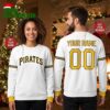 Pittsburgh Pirates Custom Name And Number Ugly Christmas Sweater 2 pittsburgh pirates custom name and number ugly christmas sweater