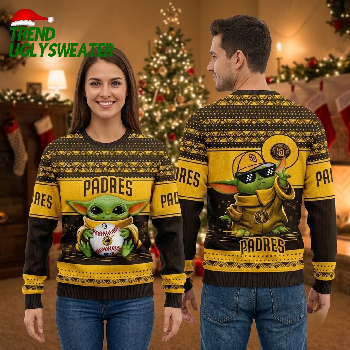 san diego padres baby yoda holding baseball ugly christmas sweater san diego padres baby yoda holding baseball ugly christmas sweater