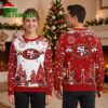 San Francisco 49ers Christmas Trees And Snowflakes Ugly Christmas Sweater 1 san francisco 49ers christmas trees and snowflakes ugly christmas sweater
