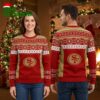 San Francisco 49ers Geometric Knit Pattern Ugly Christmas Sweater 2 san francisco 49ers geometric knit pattern ugly christmas sweater