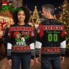 san francisco 49ers grinch drink up custom name and number ugly christmas sweater