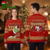 san francisco 49ers grinch playing football ugly christmas sweater