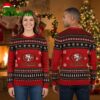San Francisco 49ers Logo Snowflake And Christmas Tree Ugly Christmas Sweater 2 san francisco 49ers logo snowflake and christmas tree ugly christmas sweater