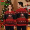 San Francisco 49ers Repeating Logo Reindeer Pattern Ugly Christmas Sweater 1 san francisco 49ers repeating logo reindeer pattern ugly christmas sweater