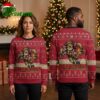 San Francisco 49ers Rushing Football Gorilla Ugly Christmas Sweater 1 san francisco 49ers rushing football gorilla ugly christmas sweater