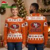San Francisco 49ers Snowflake Logo Ugly Christmas Sweater 1 san francisco 49ers snowflake logo ugly christmas sweater