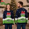 seahawks santa chimney personalized custom name ugly christmas sweater