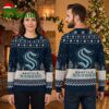 Seattle Kraken Snowy S Logo Ugly Christmas Sweater 2 seattle kraken snowy s logo ugly christmas sweater