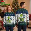 seattle mariners grinch santa hat ugly christmas sweater