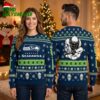 Seattle Seahawks Football Player Skull Snowflake Ugly Christmas Sweater 2 seattle seahawks football player skull snowflake ugly christmas sweater