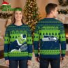 Seattle Seahawks Grinch Holding Football Ugly Christmas Sweater 2 seattle seahawks grinch holding football ugly christmas sweater