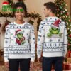 Seattle Seahawks Grinch Santa Hat Custom Name Ugly Christmas Sweater 2 seattle seahawks grinch santa hat custom name ugly christmas sweater