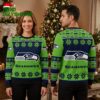 Seattle Seahawks Logo And Snowflake Pattern Ugly Christmas Sweater 1 seattle seahawks logo and snowflake pattern ugly christmas sweater