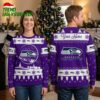 Seattle Seahawks Personalized Snowflake Logo Custom Name Ugly Christmas Sweater 1 seattle seahawks personalized snowflake logo custom name ugly christmas sweater