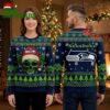 Seattle Seahawks Skull Santa Hat Ugly Christmas Sweater 1 seattle seahawks skull santa hat ugly christmas sweater