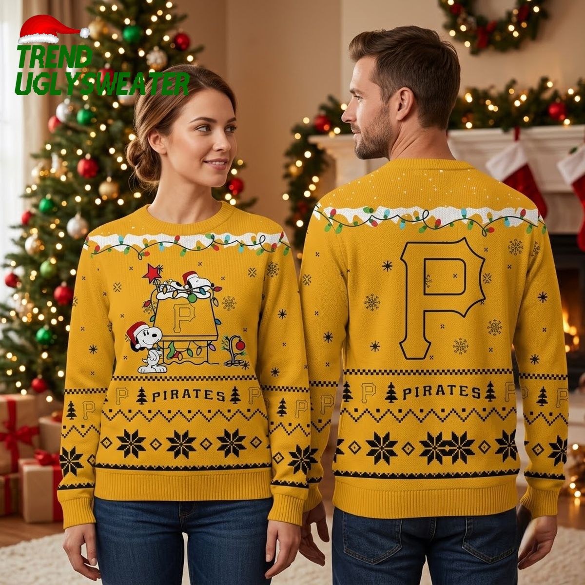 snoopy christmas doghouse pittsburgh pirates ugly christmas sweater snoopy christmas doghouse pittsburgh pirates ugly christmas sweater