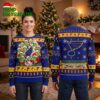 St. Louis Blues Grinch Characters Around Team Logo Ugly Christmas Sweater 1 st louis blues grinch characters around team logo ugly christmas sweater