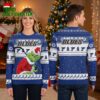 St Louis Blues Grinch Hockey Player Santa Hat Ugly Christmas Sweater 1 st louis blues grinch hockey player santa hat ugly christmas sweater