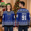 St. Louis Blues Hockey Rink Custom Name And Number Ugly Christmas Sweater 2 st louis blues hockey rink custom name and number ugly christmas sweater