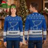 St Louis Blues Large Musical Note Logo Snowflake Ugly Christmas Sweater 1 st louis blues large musical note logo snowflake ugly christmas sweater