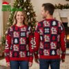 St. Louis Cardinals Classic Logo Patchwork Ugly Christmas Sweater 2 st louis cardinals classic logo patchwork ugly christmas sweater