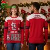 St. Louis Cardinals Game Day Ticket Design Ugly Christmas Sweater 1 st louis cardinals game day ticket design ugly christmas sweater