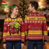 St Louis Cardinals Groot And Grinch Santa Hats Ugly Christmas Sweater 2 st louis cardinals groot and grinch santa hats ugly christmas sweater