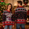 System Of A Down Band Members Santa Hats Red Black Snowflake Pattern 2026 Knitted Ugly Christmas Sweater 1 system of a down band members santa hats red black snowflake pattern 2026 knitted ugly chr