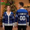Tampa Bay Lightning Elk Pattern Custom Name And Number Ugly Christmas Sweater 1 tampa bay lightning elk pattern custom name and number ugly christmas sweater