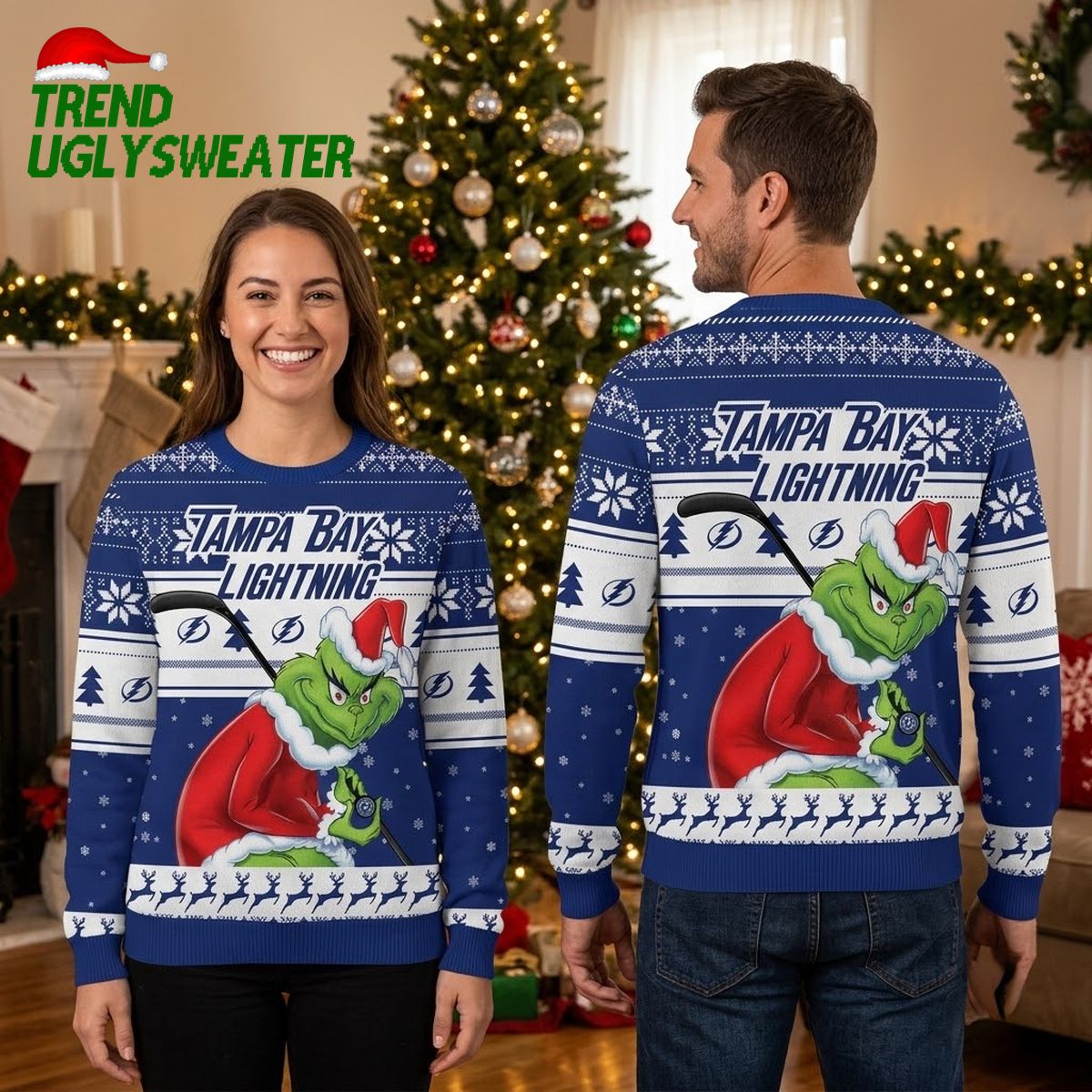 tampa bay lightning grinch hockey player ugly christmas sweater tampa bay lightning grinch hockey player ugly christmas sweater