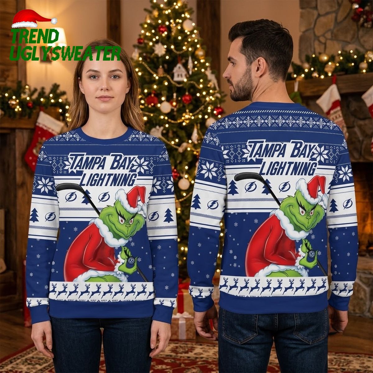 tampa bay lightning grinch with hockey stick ugly christmas sweater tampa bay lightning grinch with hockey stick ugly christmas sweater