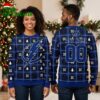 Tampa Bay Lightning Personalized Logo Snowflake Plaid Custom Name And Number Ugly Christmas Sweater 1 tampa bay lightning personalized logo snowflake plaid custom name and number ugly christma