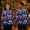 Tampa Bay Lightning Santa Claus Snowman Pattern Ugly Christmas Sweater 2 tampa bay lightning santa claus snowman pattern ugly christmas sweater