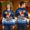 Tampa Bay Rays DJ Santa Claus Turntable Ugly Christmas Sweater 2 tampa bay rays dj santa claus turntable ugly christmas sweater