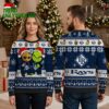 Tampa Bay Rays Groot And Grinch Santa Hat Navy Blue Ugly Christmas Sweater 2 tampa bay rays groot and grinch santa hat navy blue ugly christmas sweater