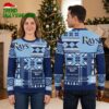 Tampa Bay Rays Snowflake And Christmas Tree Pattern Blue Ugly Christmas Sweater 1 tampa bay rays snowflake and christmas tree pattern blue ugly christmas sweater